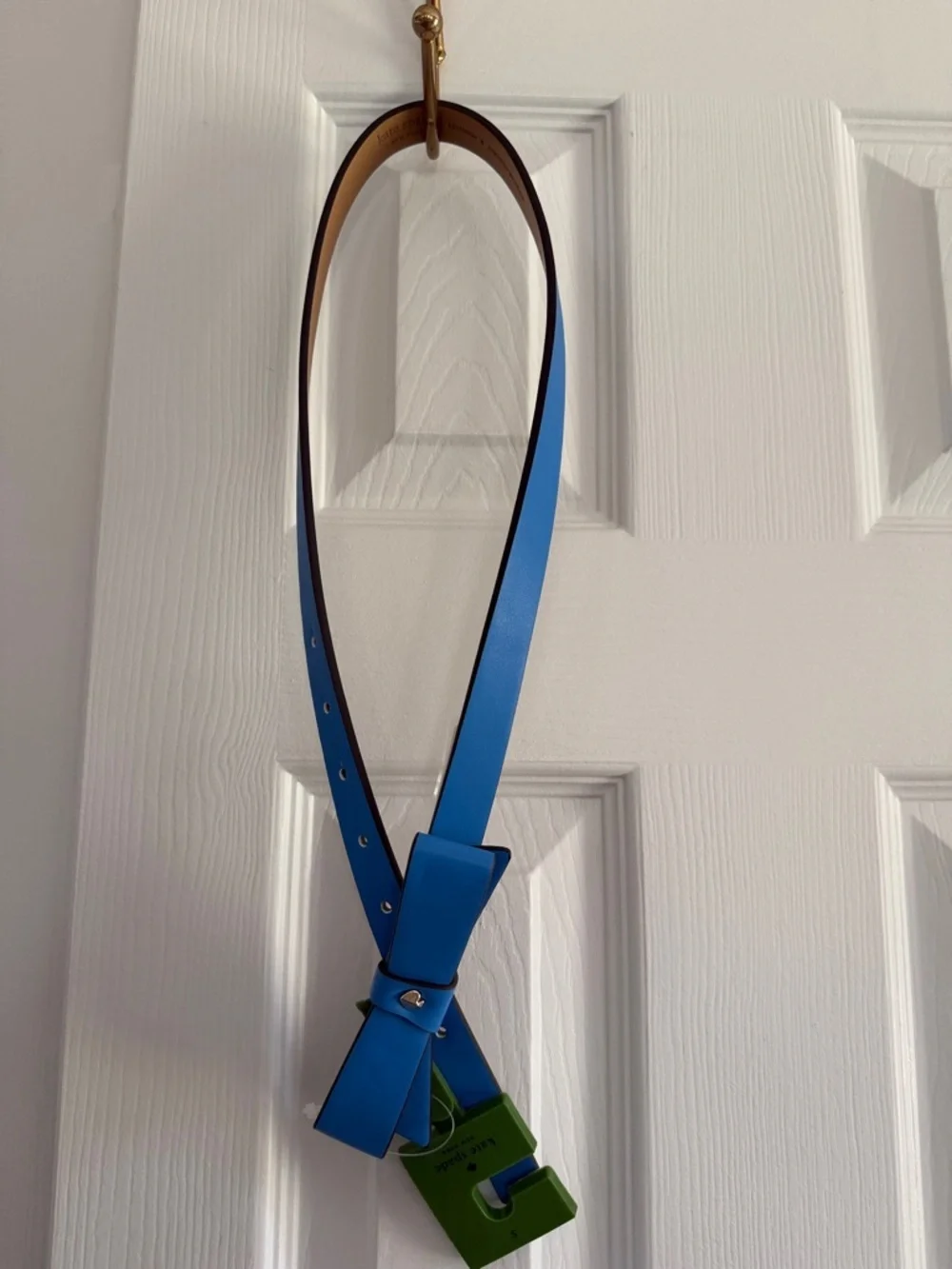 Kate Spade bow belt with spade size S